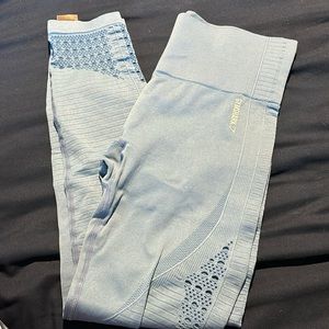 Gymshark Energy Seamless Blue Leggings - Medium